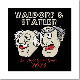 Statler and Waldorf late night special guest 2024 Posters and Art